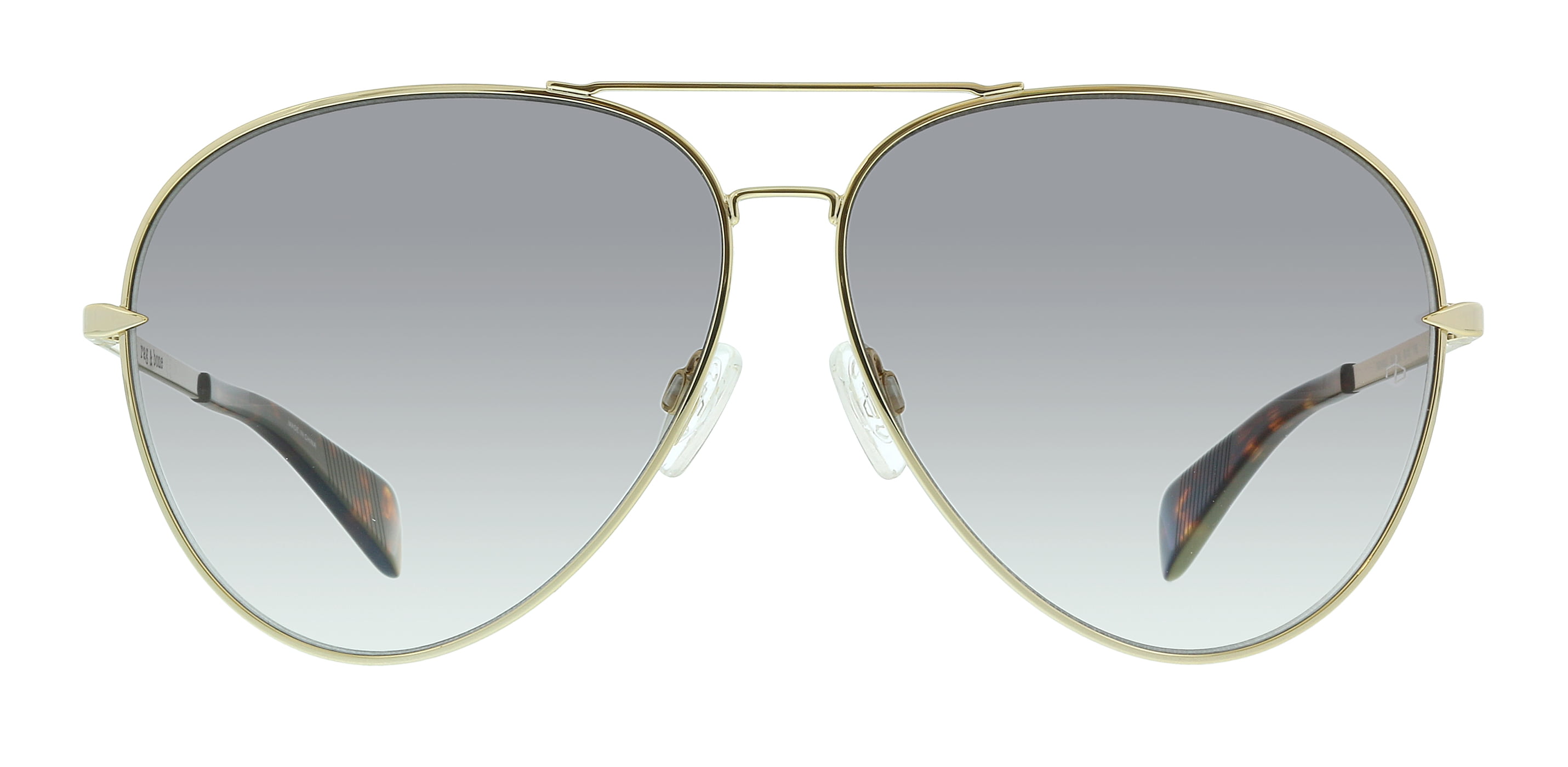 Rag & Bone | Woman Sunglasses RNB 1006/S 0… Rag And Bone Grey Mirror Shaded Silver Pilot Ladies  main image 3