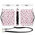 thumbnail image 5 of ZUXONGSY Valentine's Day Heart Bow and Arrow Print Pu Leather Bible Cover for Men Women Multifunctional Bible Bag with Detachable Strap Lightweight Bible Study Tools for Church, -L, 5 of 7