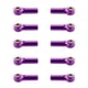 thumbnail image 1 of 10 piezas de repuesto para cabeza de dirección de barra de acoplamiento de rótula para construcción de modelos HPI 1/8 Púrpura, 1 of 9