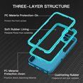 thumbnail image 2 of Petocase for Samsung Galaxy S24/S25 Plus Case,Compatible with MagSafe,Military Grade Drop 3 Layer Protection Rugged Case,Magnetic Phone Cover for Galaxy S24/S25 Plus,Turquoise, 2 of 7