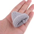 thumbnail image 4 of Sombrero Tejido de Lana Gorro de Esquí Gorro Beanie de Invierno para de Muñeca de gris, 4 of 8