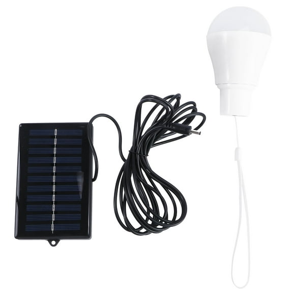 Miangastore Ampoule Solaire Portable 3W 110LM Rechargeable Lampe LED Éclairage pour Éclairage Domestique Intérieur Extérieur Lumière d'Urgence Randonnée Tente Camping Veilleuse Travail