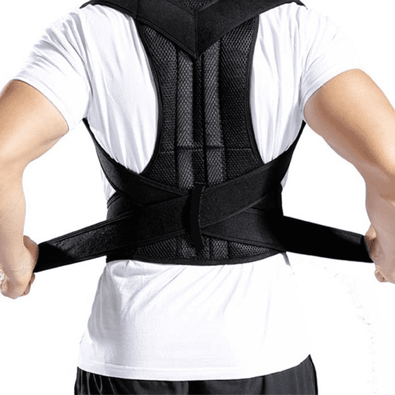 Adult Posture Corrector for Men and Women, Back Support Brace for Hunchback, Shoulder Alignment