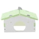 thumbnail image 1 of Casa De Hámster De PVC, Casa De Dormir De Moda Casa De Dormir De Hámster No Tóxico, Superficie Lisa Lindo Conveniente Para Usar Mascotas Para Animales De Hámster Cergrey Hamster House, 1 of 8