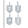 thumbnail image 1 of Cuadro Decorativo - Luces de Hanukkah - Dreidle Jr  Impresión en canvas, estrechado., 1 of 2