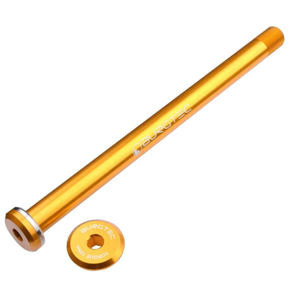 Burgtec Santa Cruz Rear Axle, 12x168.5mm, Bullion Gold