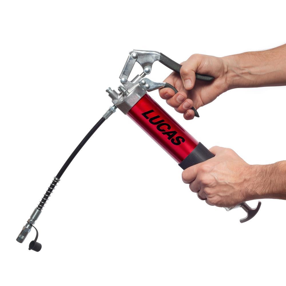 Heavy Duty Pistol Grip Aluminum Grease Gun (D)