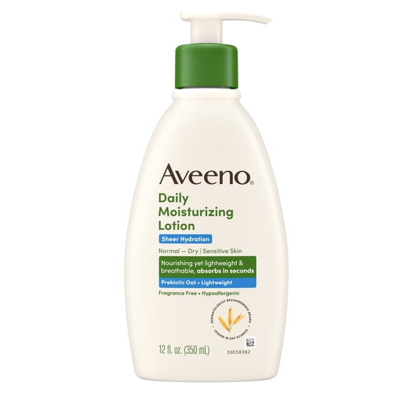 Aveeno Sheer Hydration Daily Moisturizing Dry Skin Lotion, 12 fl. oz