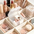 thumbnail image 5 of Small Plastic Storage Box with Lid, Stackable Organizer for Bathroom, Makeup, Office, and Home Supplies, 5 of 7