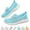 Blue, variant on Women’s Quick-Dry Water Shoes, Lightweight Aqua Sneakers with Breathable Mesh, Slip-On Swim Shoes for Beach, Pool, Kayaking, Hiking