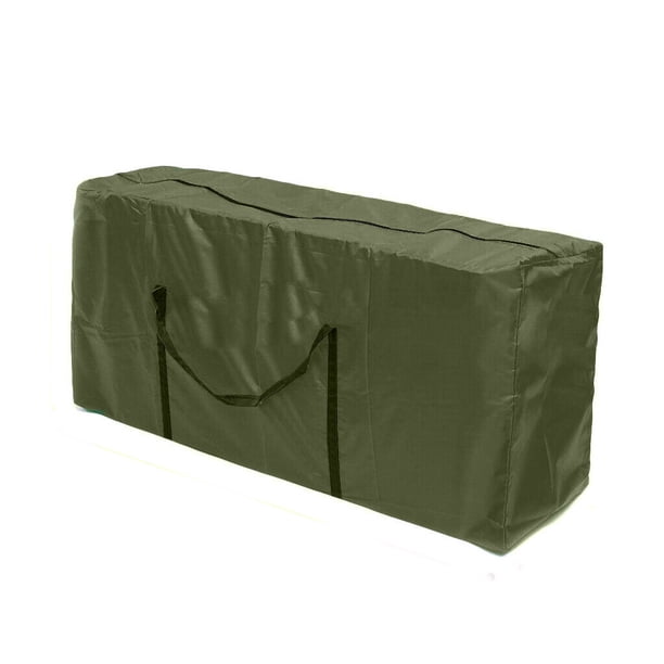 Matsuzay Bolsas de almacenamiento Superficie impermeable Tela Oxford Estuche de transporte sólido Muebles Bolsa generosa Temporadas al aire Almacenamiento y organización del hogar Verde 173×76×51cm