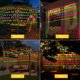 thumbnail image 2 of 32.8 x 3.28 pies, cortina solar de gran tamaño, luces de carámbano para exteriores, 8 modos de cadena de luces de cortina de carámbano, luz solar de jardín de Navidad para patio, cenador, aleros, 2 of 5