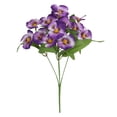 thumbnail image 2 of Hometravel Artificial Pansy Flowers, Creative Silk Floral Ornaments, Faux Plant Decor For Wedding Hotel Home Arrangement, 2 of 5