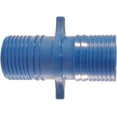 thumbnail image 2 of Blue Twisters 4814679 1.25 in. Insert x 1.25 in. Dia. Insert Polypropylene Coupling, Blue, 2 of 2