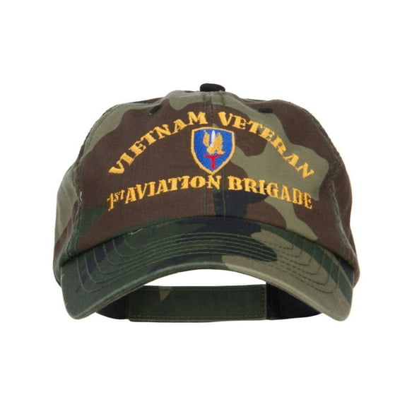 Vietnam Veteran Embroidered Camo Cap - Camo OSFM
