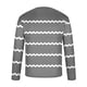 thumbnail image 4 of Blusas y camisas de manga larga con cuello redondo para hombre, blusa informal de moda con estampado de cuello redondo y manga larga, blusa estampada para hombre, blusa de poliéster, 4 of 4