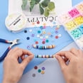 thumbnail image 5 of U8MO 1824~1920pc/box 24 Colors 8mm Handmade Polymer Clay Flat Round Disc Heishi Beads, 5 of 6