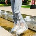 thumbnail image 7 of Disposable Waterproof Shoe Covers for Men and Women, Rain, Outdoor, and Indoor Use, Transparent, 10 Pairs, 7 of 7