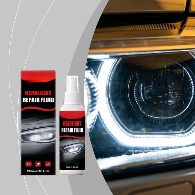 BotaniNest Agent Nettoyant de Rénovation de Phare Automobile Jaunissement Anti-Buée Soin Rénovation 100 ml