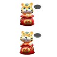 thumbnail image 1 of 2 adornos de muñeca con cabeza móvil para salpicadero de coche Macarena Estatuilla de tigres, 1 of 7