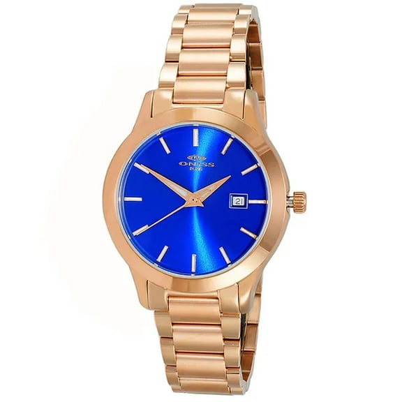 Oniss Women's Royal Blue Dial Watch - ON4441-LRGBU