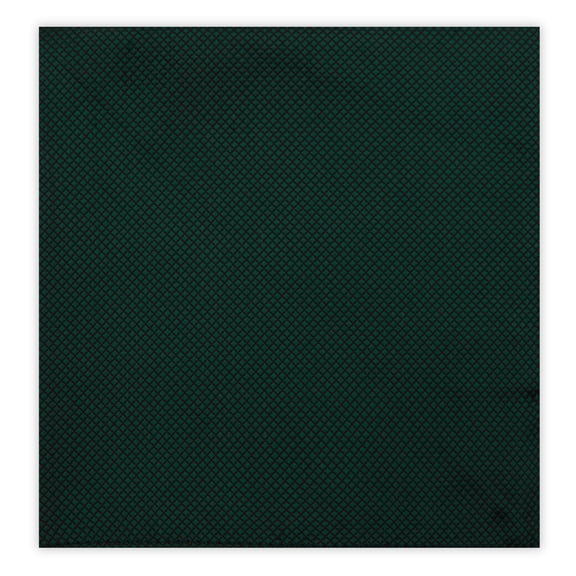 Jacob Alexander Woven Subtle Mini Squares Pocket Square Handkerchief Hanky - Hunter Green