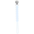 thumbnail image 2 of Waverly Baby Blue All Silicone One Piece Pacifier Clip, 2 of 2