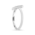 thumbnail image 2 of 1/5Ct Diamond Bar Ring 10K White Gold, 2 of 3
