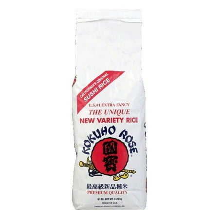 Kokuho Rose Rice 5 lbs, 5 LB (Pack of 8) - Walmart.com