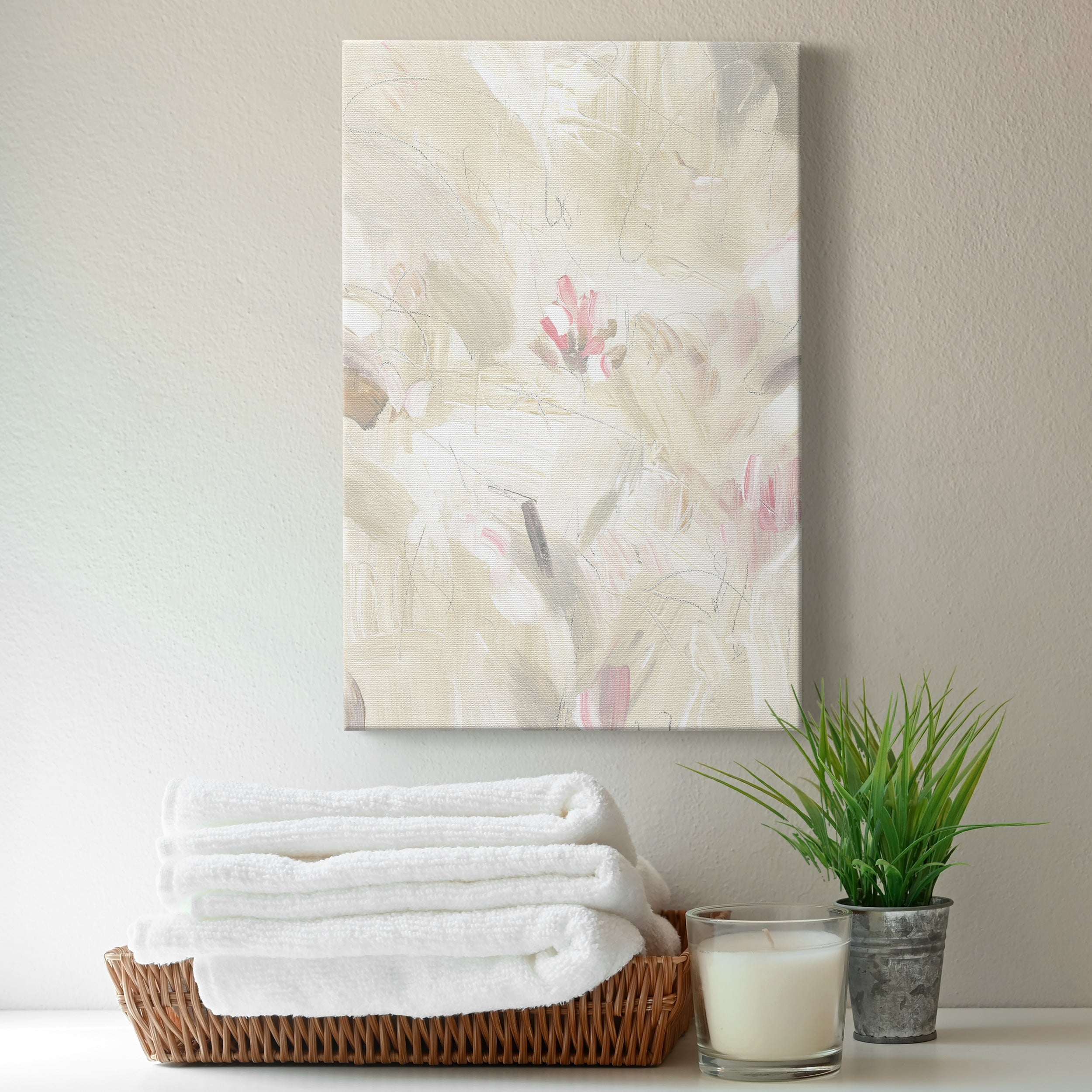 Soft Abstraction II Premium Gallery Wrapped Canvas - Ready to Hang