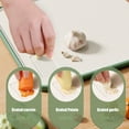 thumbnail image 6 of BPA Free Cutting Boards for Kitchen,Food Grade Silicone Flexible Cutting Board Chopping Board Non Slip Cutting Board for Meat and Vegetables for Home Kitchen Use, 6 of 9