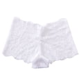 thumbnail image 5 of Siilsaa Women's Low Waist Lace Briefs Solid Color Cotton Crotch Underwear Panties Cotton Womens Underwear White,M, 5 of 5