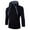 Black, variant on LoyisViDion Men'S Autumn Color Matching Splicing Jacket Sweater Casual Jacket Black 6(M)