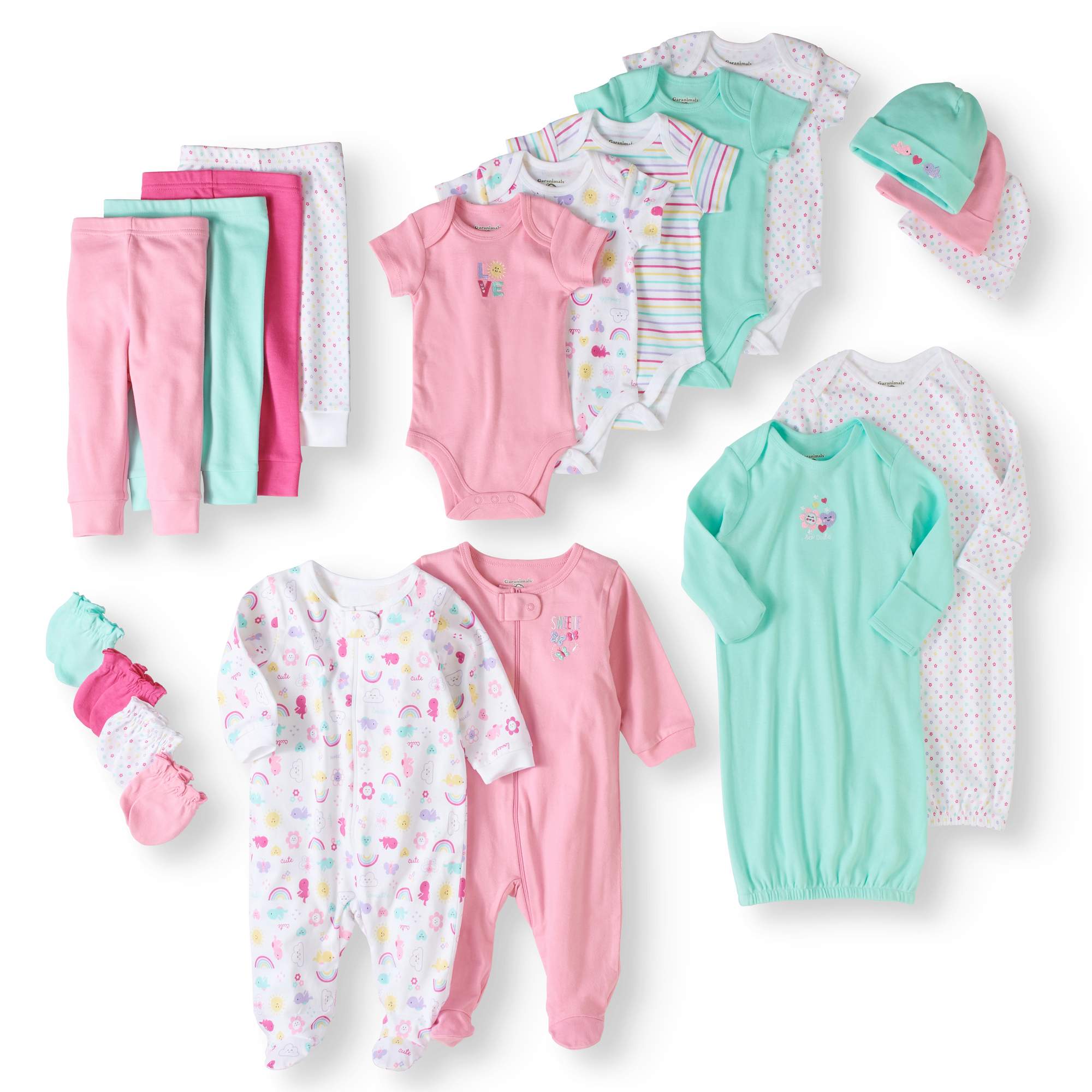 Personalised Baby Pram 3 Piece Set Girls Baby Outfits Newborn Baby Gifts