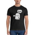 thumbnail image 5 of Camiseta de manga corta 100 % algodón para hombre con el fantasma de la desaprobación, 5 of 5