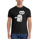 thumbnail image 5 of Camiseta de manga corta 100 % algodón para hombre con el fantasma de la desaprobación, 5 of 5