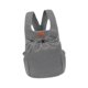 thumbnail image 5 of Mochila transportadora para mascotas, transportadora para perros pequeños, suministro portátil único para mascotas, paquete frontal para perros, bolsa gris, 5 of 8