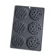 thumbnail image 1 of Elegant Waves Silicones Dessert Molds Heat Resistant Bakewares For Mousse Chocolate Making Nonstick Quick Cleaning White, 1 of 4