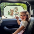 thumbnail image 3 of Yuyamidu Horse Car Window Shade Cactus Vehicle Rear Window Sun Shield 2 PCS Adorable Auto Window Curtain Blocks and UV Rays Car Accessories for Truck SUV Sedan, 3 of 7