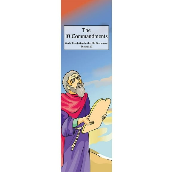 God's Laws - 10 Commandments Bookmarks Pack of 100