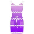 thumbnail image 3 of Women's Fashion Casual Sleeveless Beach Dress With Straps Loose Gradient Print Dress Casual Dress Womens Fall Formal Dress Dresses Casual Fall Tie Dress Women Ruffle Summer Dress Long Casual Dresses, 3 of 4