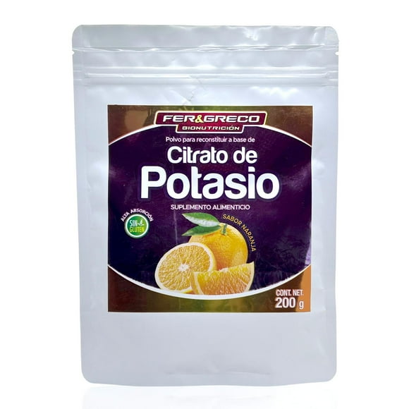Citrato de Potasio Naranja 200 grs Fer y Greco
