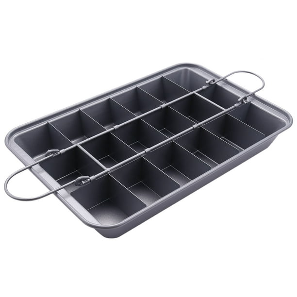 Brooklyn Brownie Copper Nonstick Baking Pan with Built-in Slicer