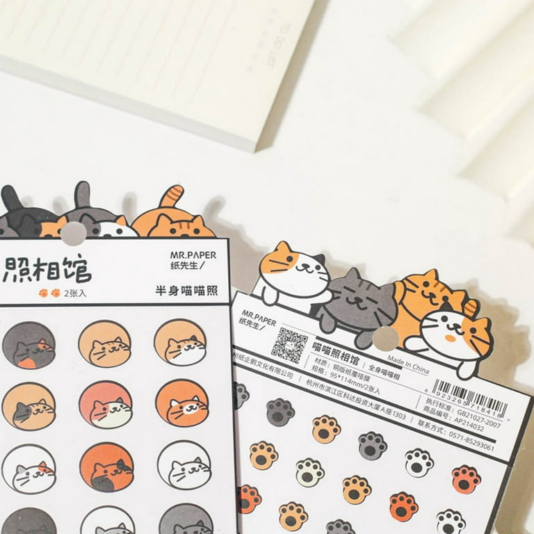 Cat Stickers – for Print and Cut - Try It - Like It - Create it
