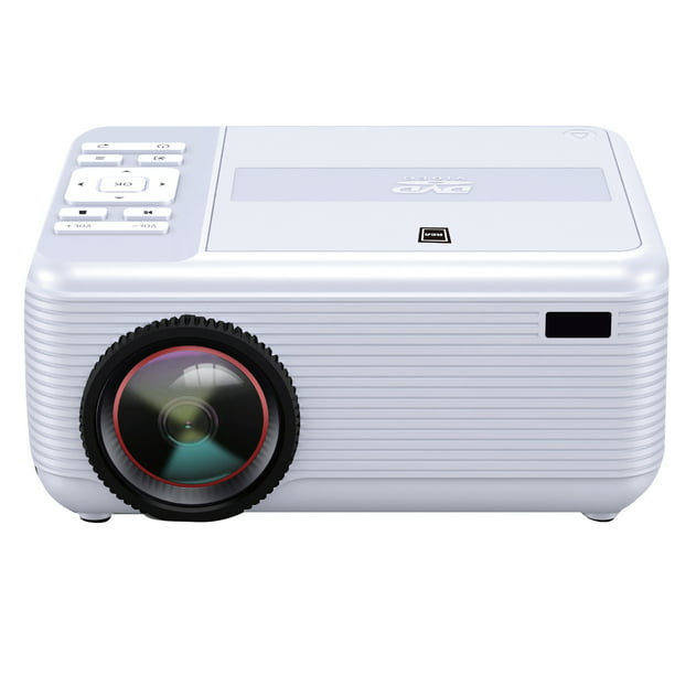 RCA LCD Home Theater Projector with DVD Player and Bluetooth, White , RPJ140