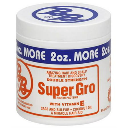 BRONNER BROTHERS Double Force de Super Gro avec de la vitamine E 6 oz (Pack of 6)