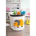 thumbnail image 4 of Contemporary Home Living 18" White and Yellow Dinosaur Cotton Storage Basket, 4 of 4