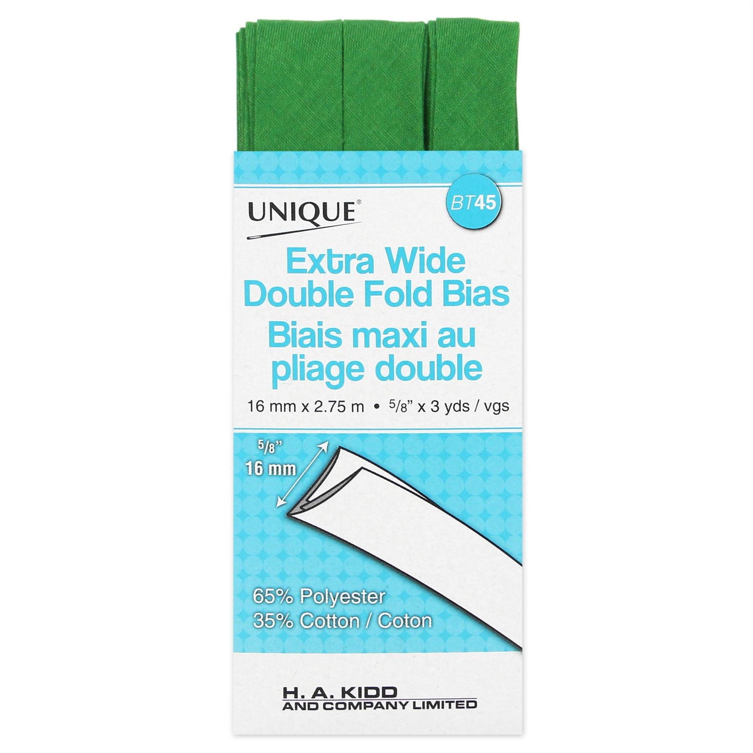 Unique Extra Wide Double Fold Bias Tape