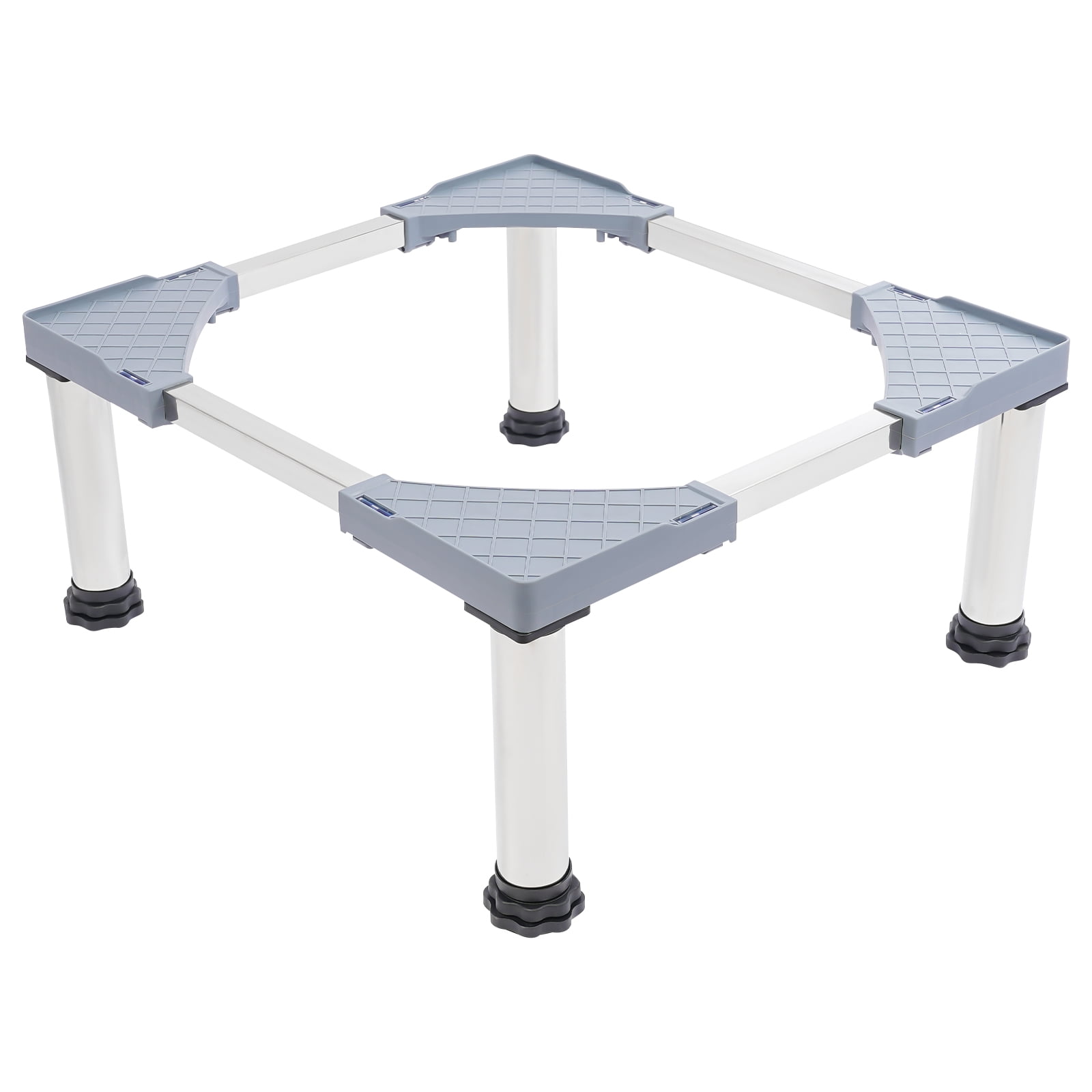 ChicHomey Washer Dryer Pedestal Stand,Adjustable Length & Height,Appliance Stand Washing Machine Bases,661 lbs Capacity,4-Leg Stabilizer Base