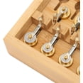 thumbnail image 4 of AVEKI Enrouleur de Ressort de Montre Kit d'Outils de Remontage de Montre Professionnel en Cuivre de Haute Précision avec Boîte de Rangement en Bois, Outils de Réparation de Montre-Bracelet Exquis pour la Plupart des Montres pour Horlogers 0601M, 4 of 8